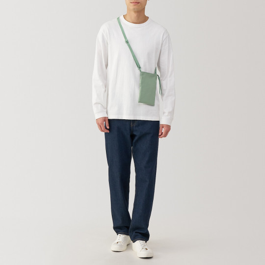 Saszetka cross body wodoodporna zielona