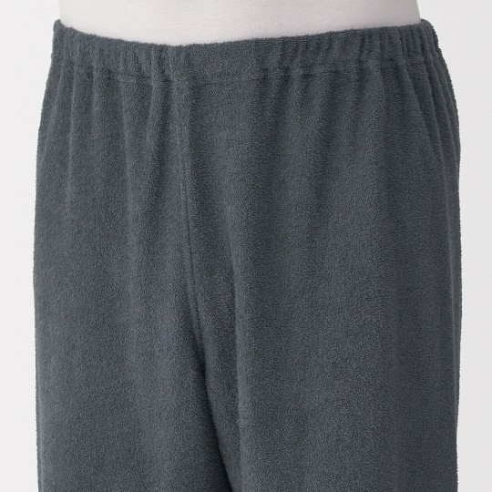 Piżama męska frotte grafitowa