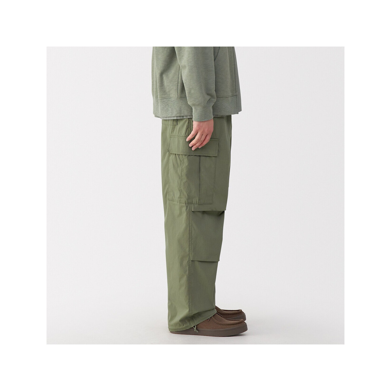 Spodnie cargo khaki