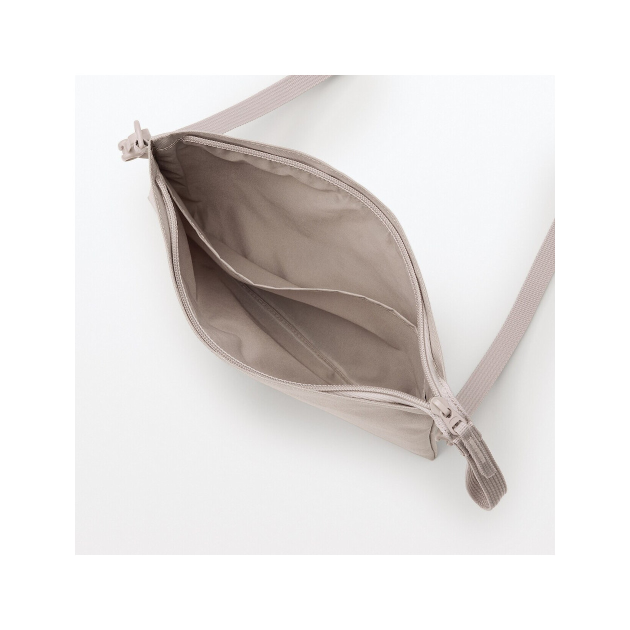 Torebka listonoszka mała beżowa