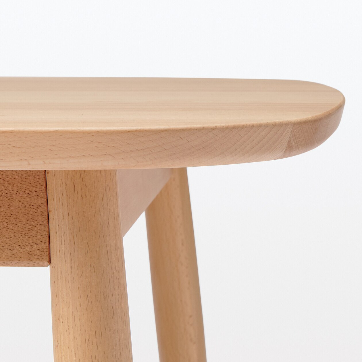 Stół owalny buk 180 x 80 cm