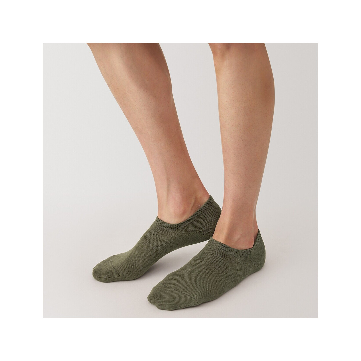 Skarpety niskie khaki