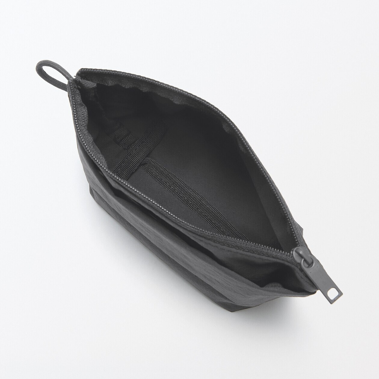 Kosmetyczka nylonowa grafitowa S