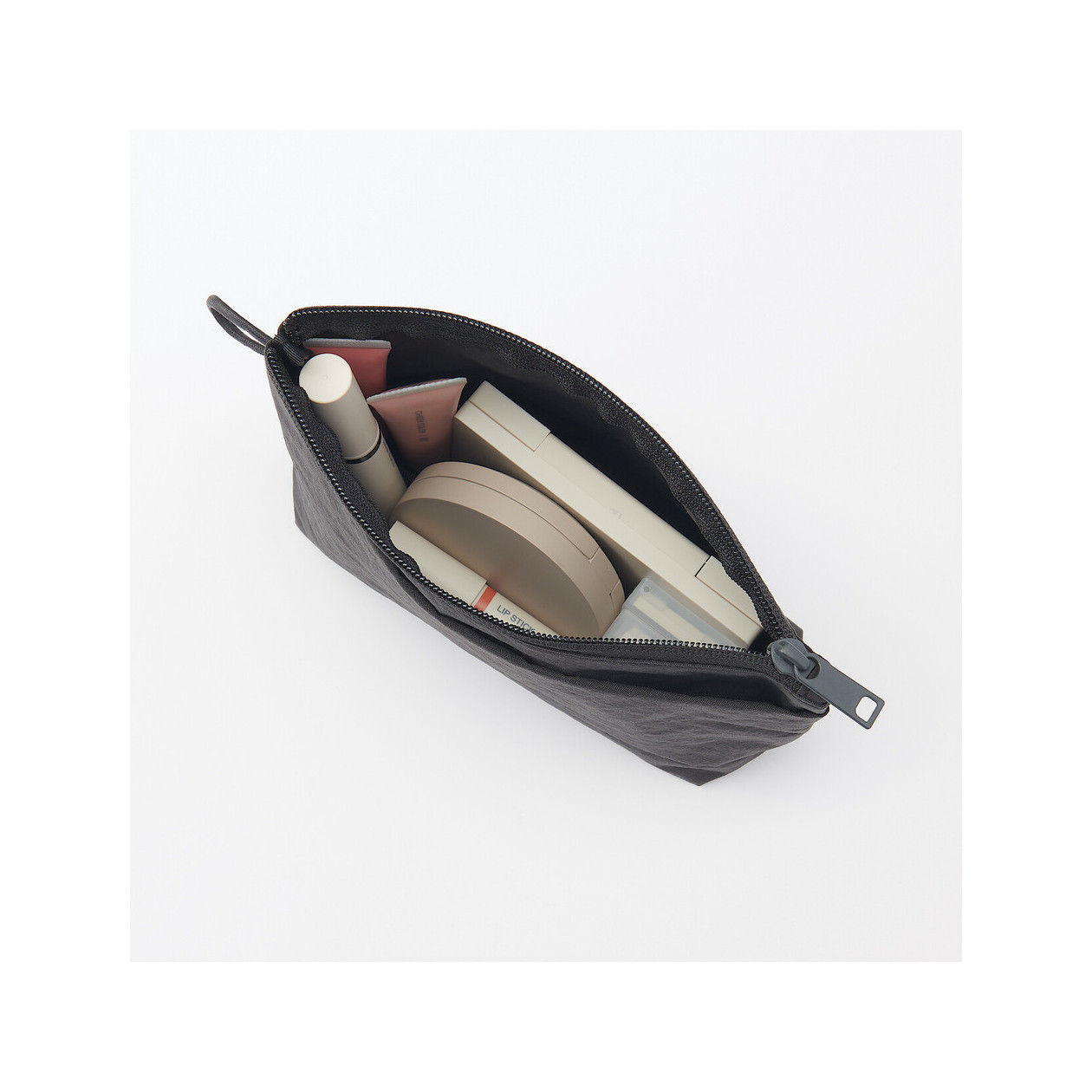 Kosmetyczka nylonowa grafitowa M