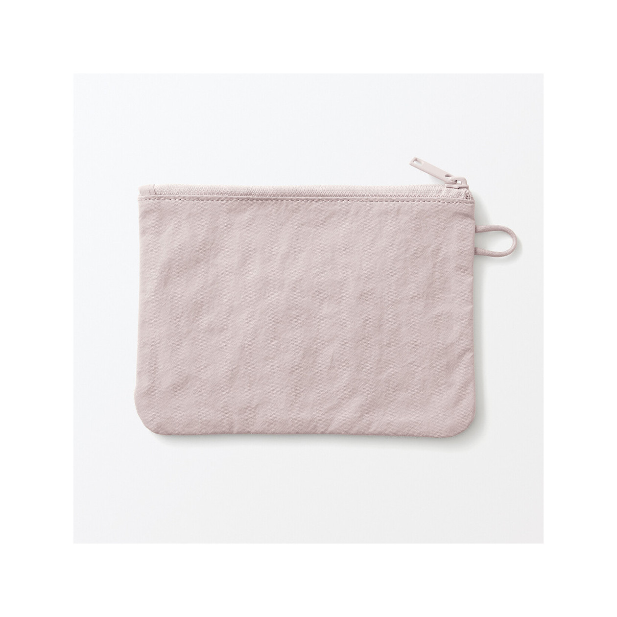 Kosmetyczka nylonowa płaska różowa M