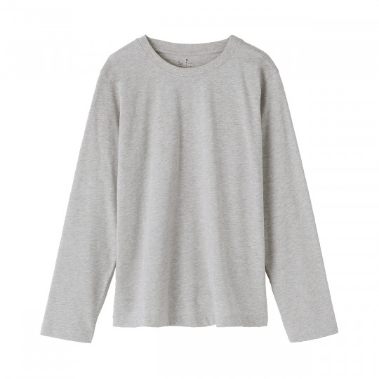 Bluzka z długim rękawem szara