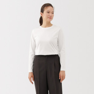 Bluzka z długim rękawem biała