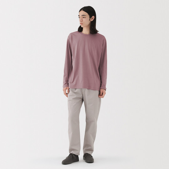 Koszulka z długim rękawem różowa