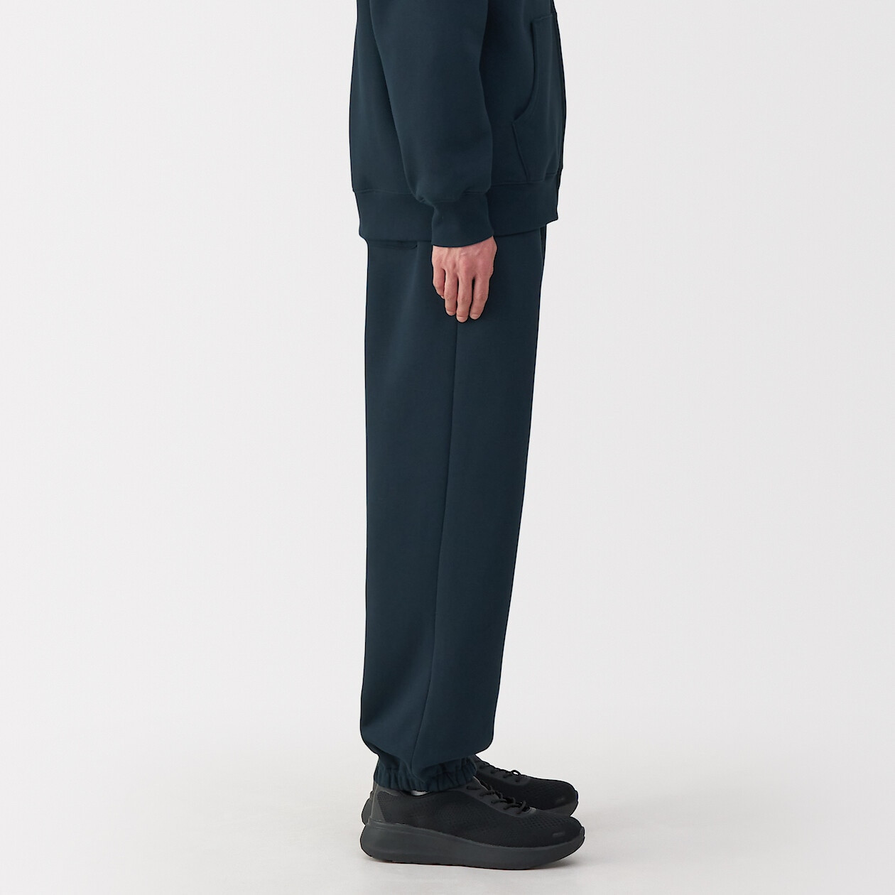 Spodnie rekreacyjne szerokie granatowe