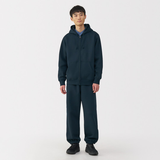 Spodnie rekreacyjne szerokie granatowe