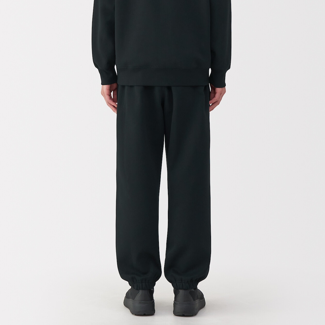 Spodnie rekreacyjne szerokie czarne