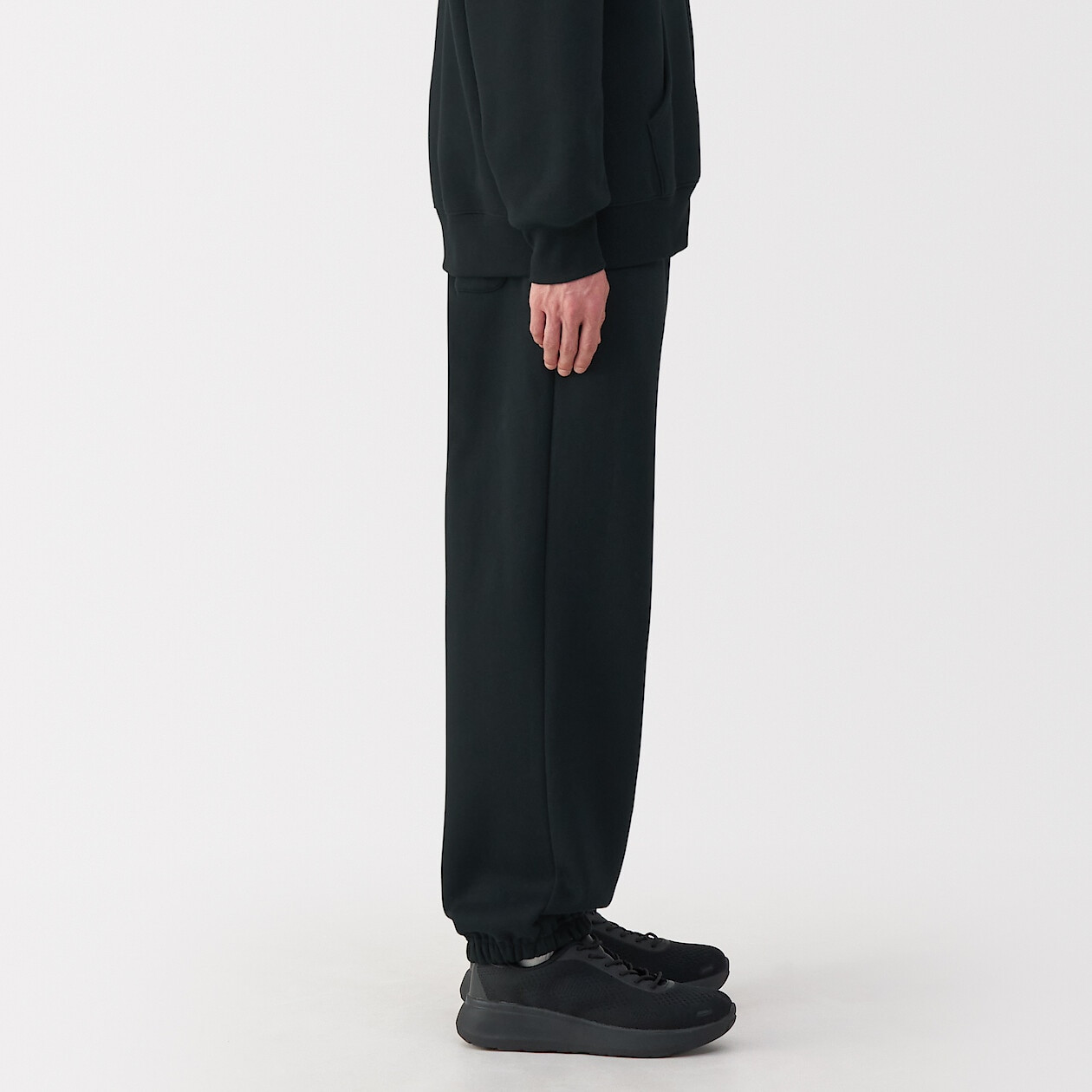 Spodnie rekreacyjne szerokie czarne