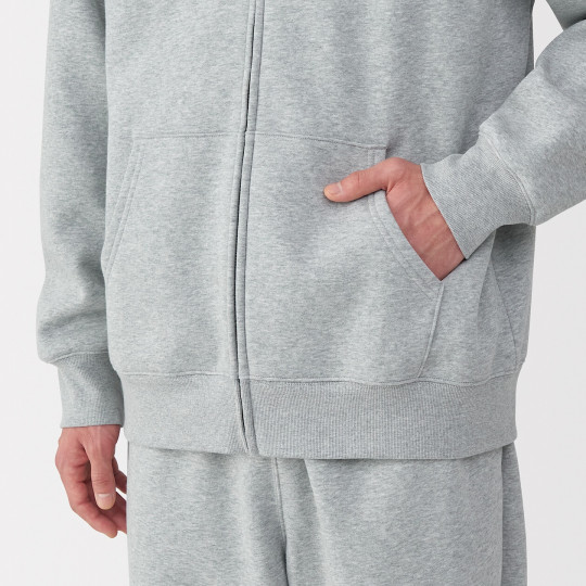 Bluza z kapturem szara