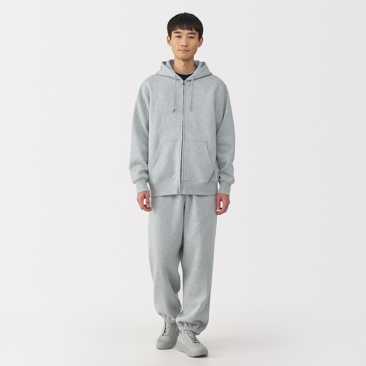 Bluza z kapturem szara