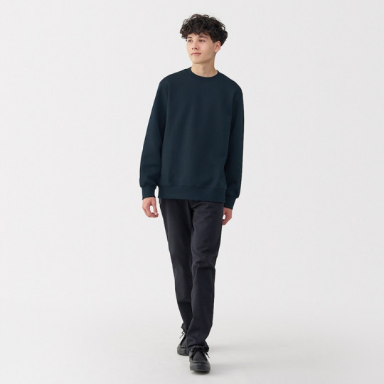 Bluza z dekoltem C granatowa