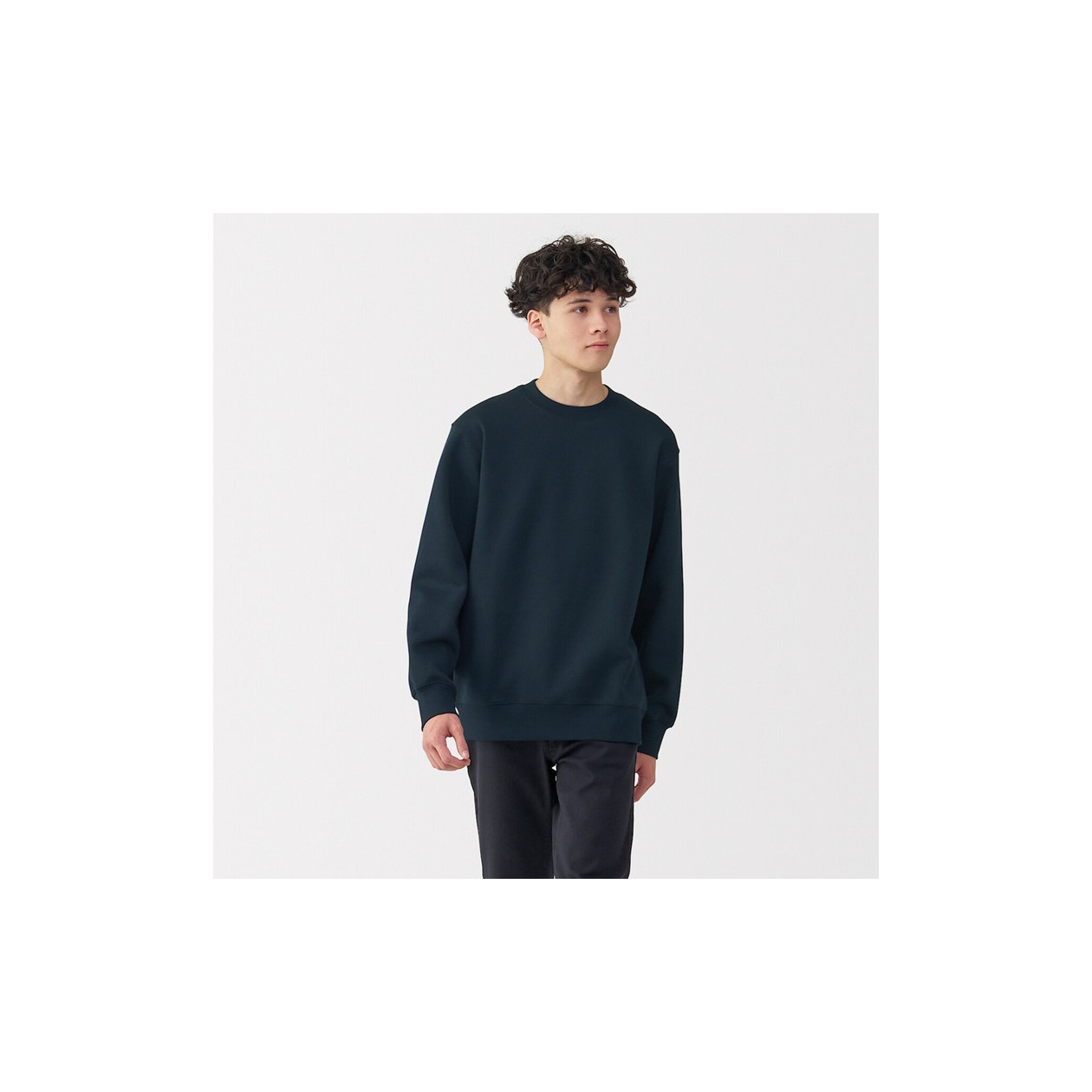 Bluza z dekoltem C granatowa
