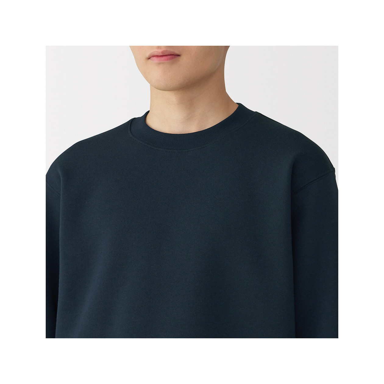 Bluza z dekoltem C granatowa