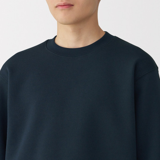 Bluza z dekoltem C granatowa