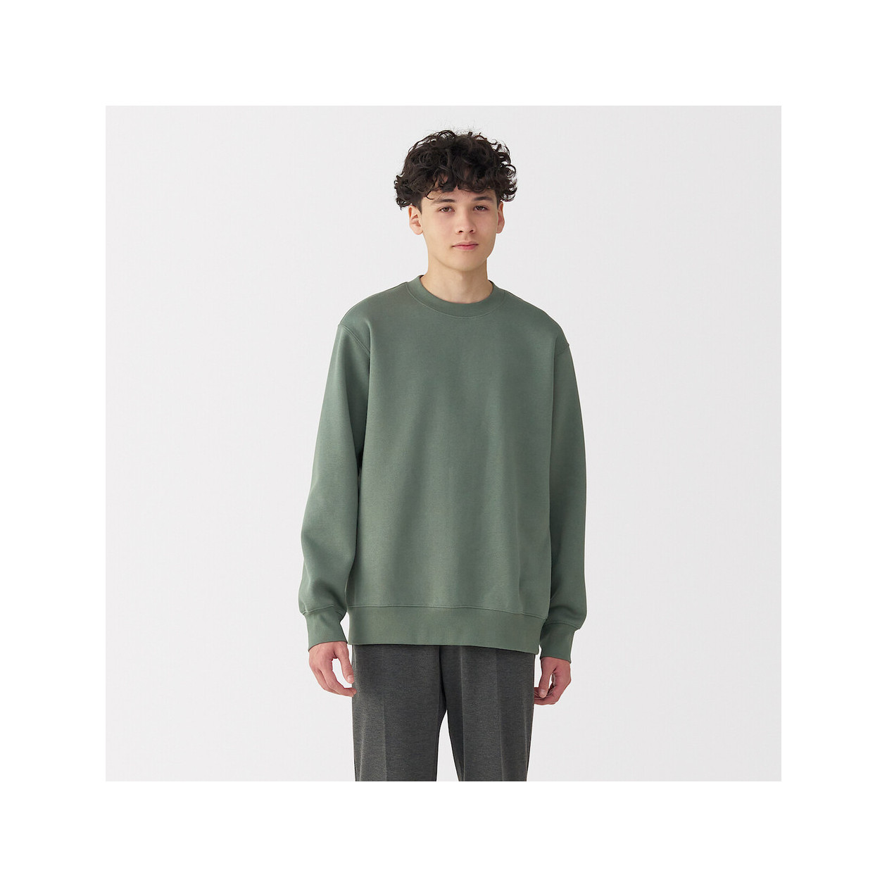 Bluza z dekoltem C khaki