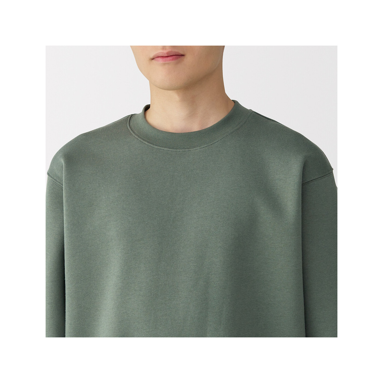 Bluza z dekoltem C khaki