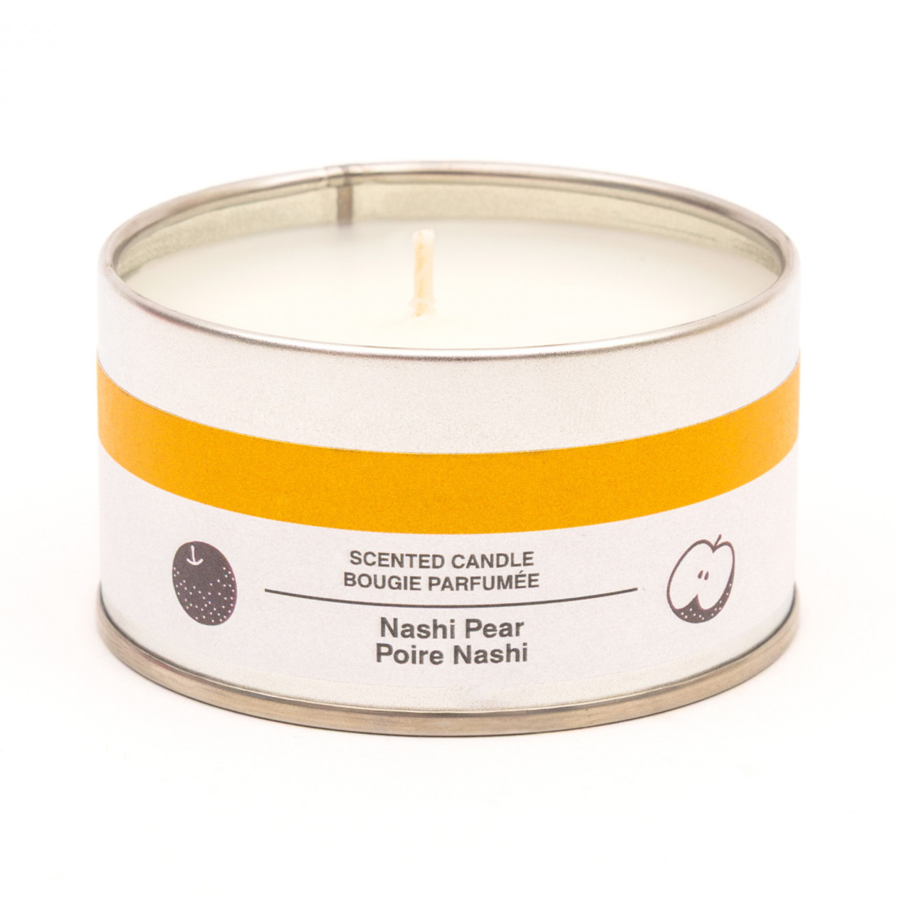 Świeca zapachowa w puszce gruszka Nashi