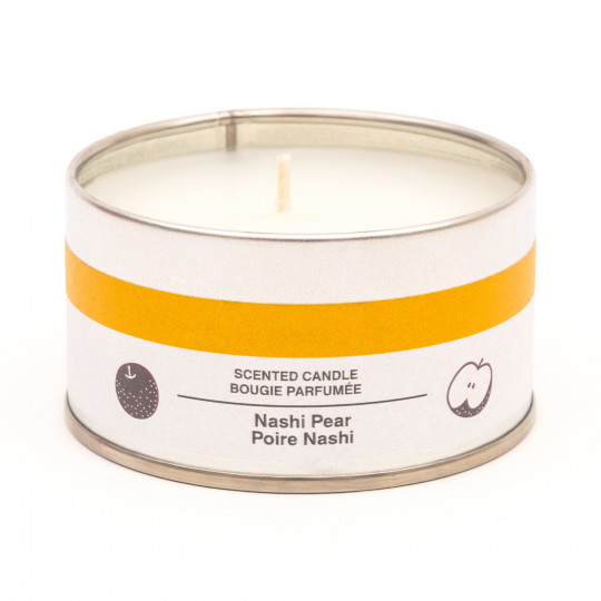 Świeca zapachowa w puszce gruszka Nashi