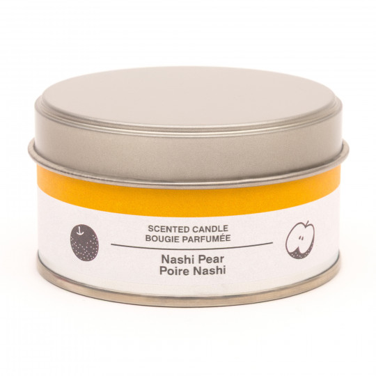 Świeca zapachowa w puszce gruszka Nashi