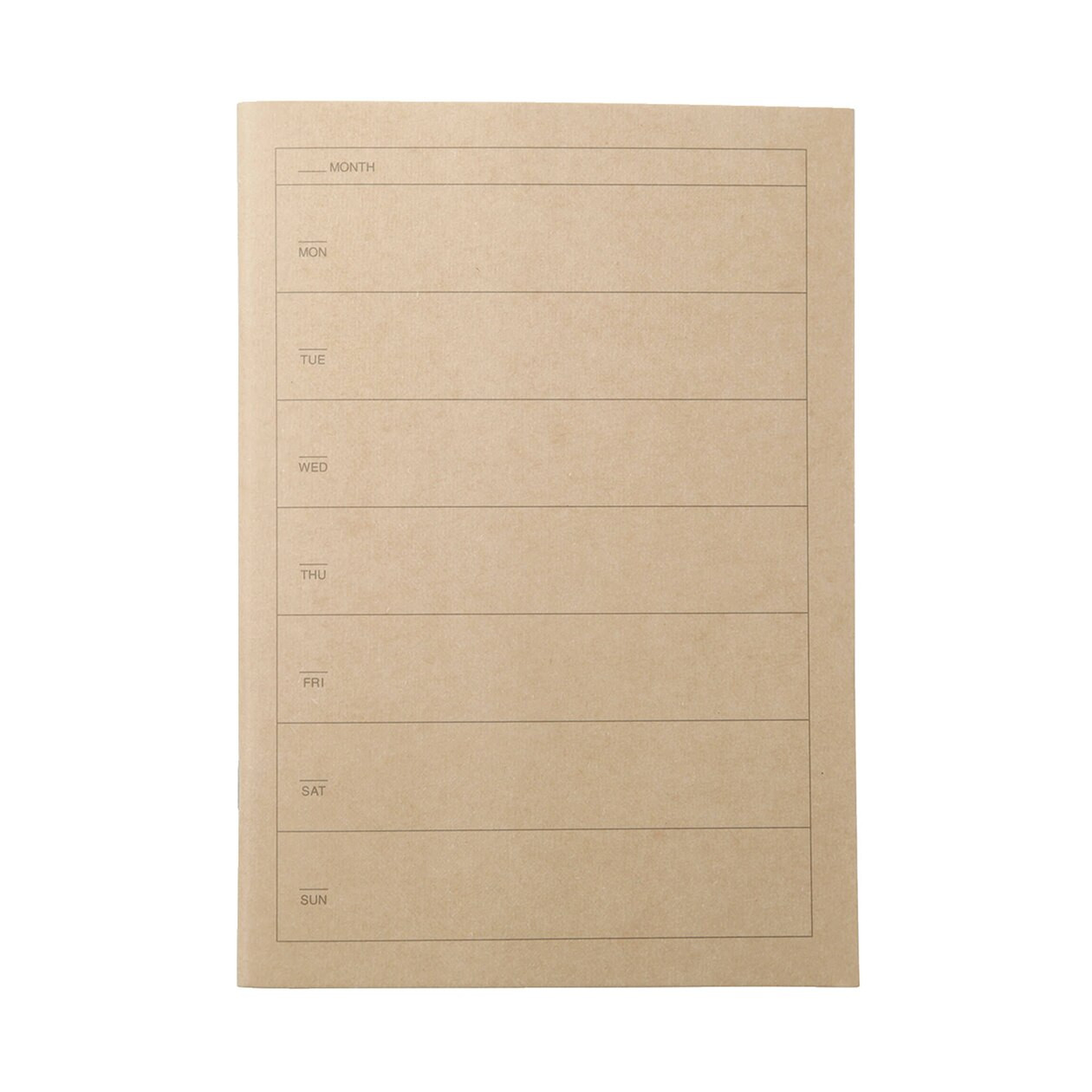 Planner niedatowany tygodniowy A5