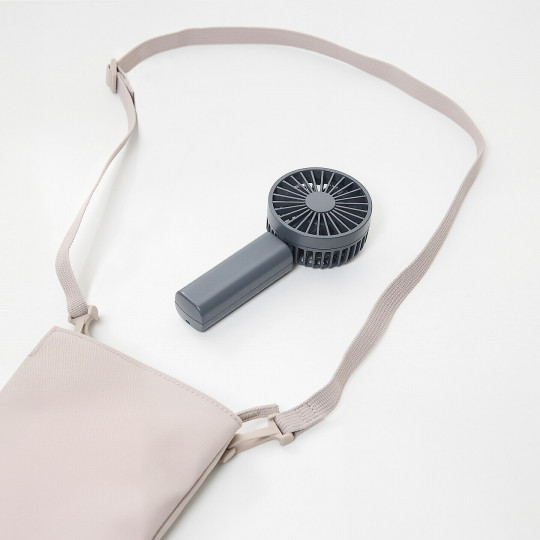 Wiatraczek USB podróżny szary