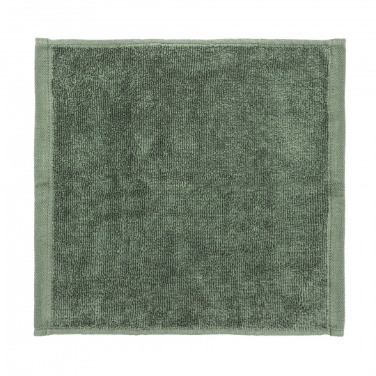 Ręcznik do twarzy 33x33 cm zielony