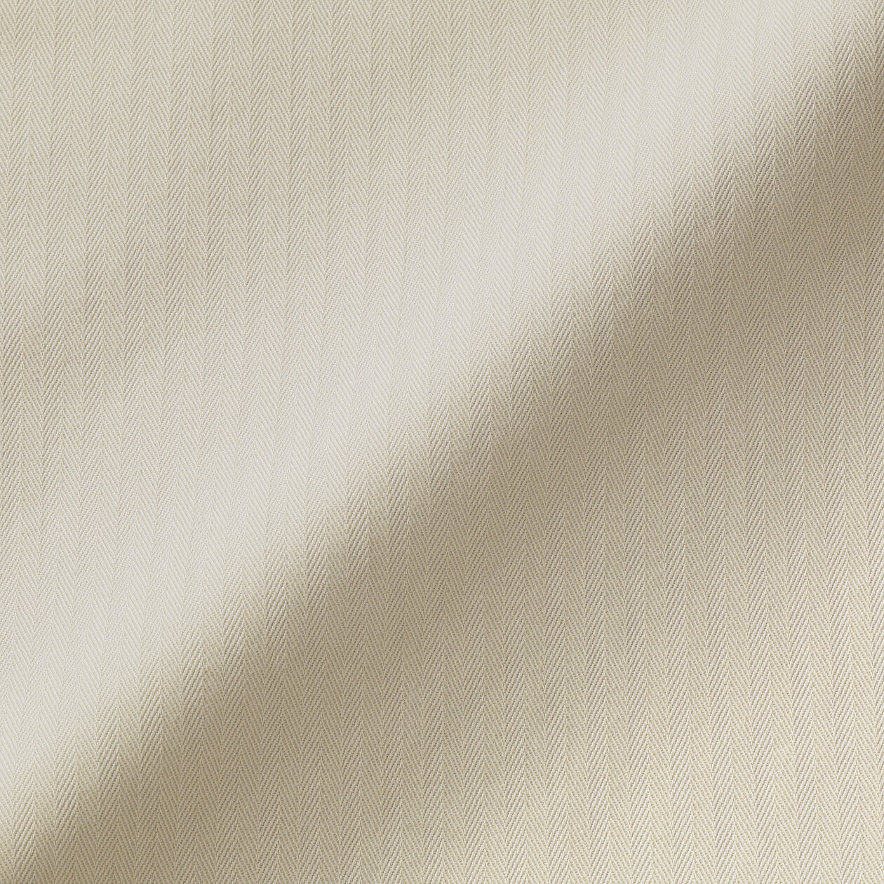 Spodnie z kieszeniami w jodełkę kremowe