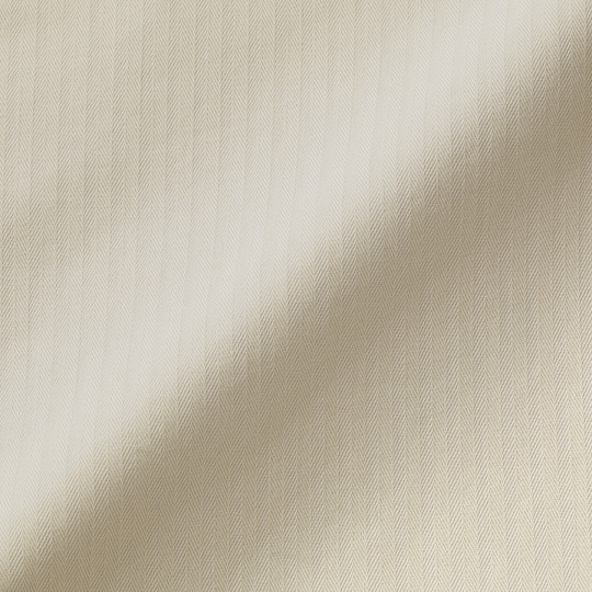 Spodnie z kieszeniami w jodełkę kremowe