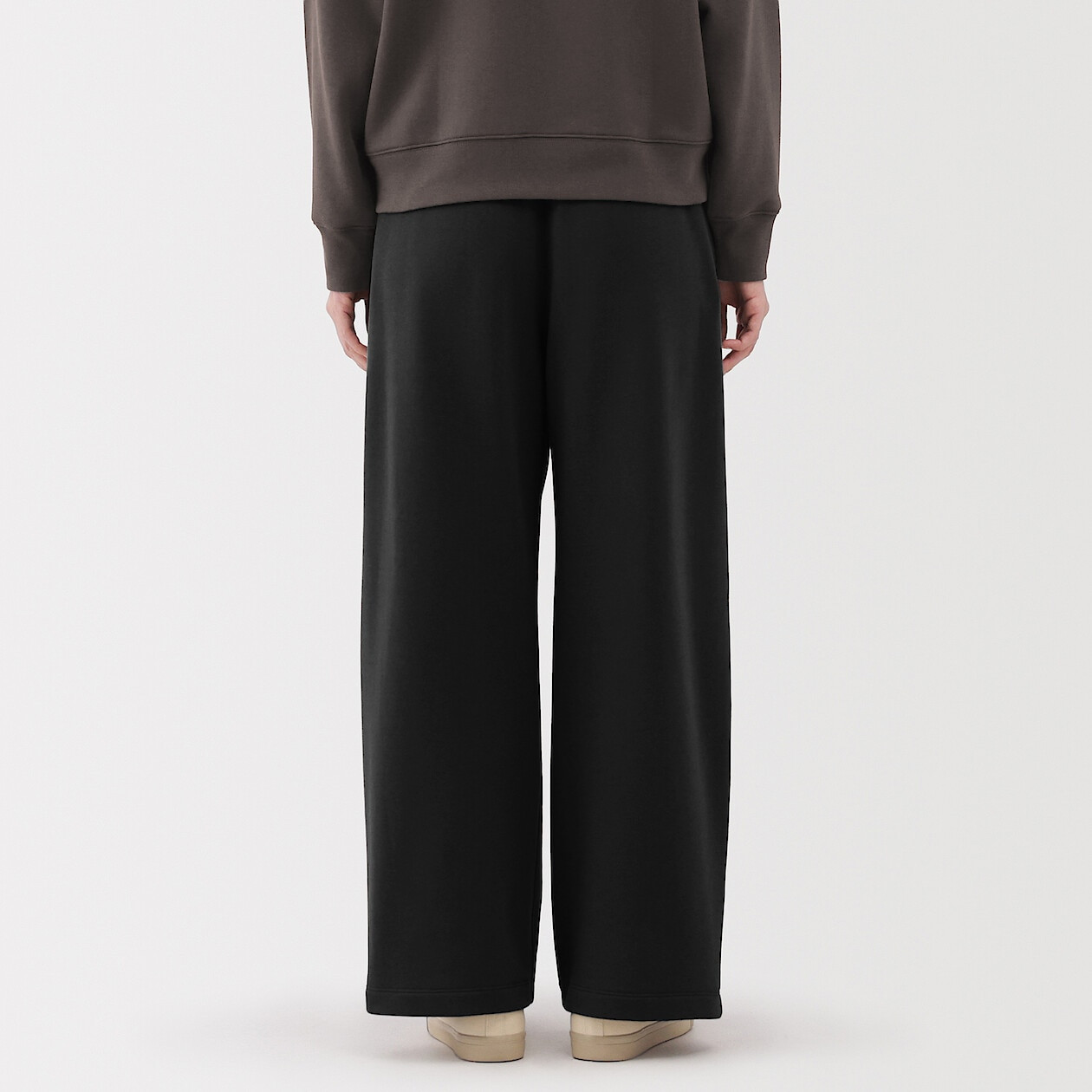 Spodnie rekreacyjne szerokie grafitowe