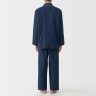 Piżama męska double gauze granatowa