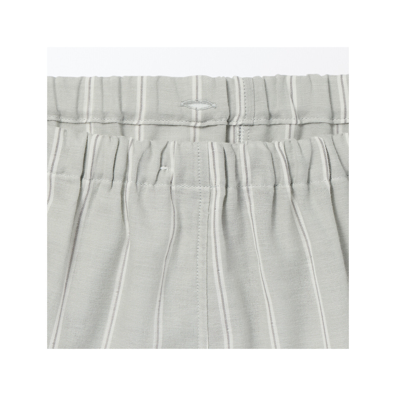 Piżama męska double gauze w paski zielona