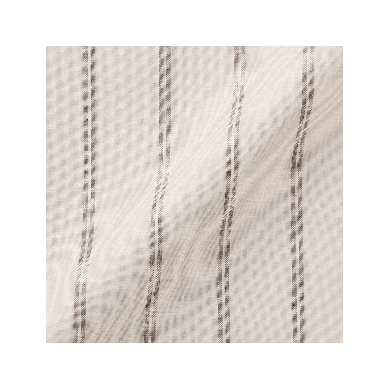 Piżama damska double gauze w paski beżowa