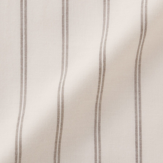 Piżama damska double gauze w paski beżowa