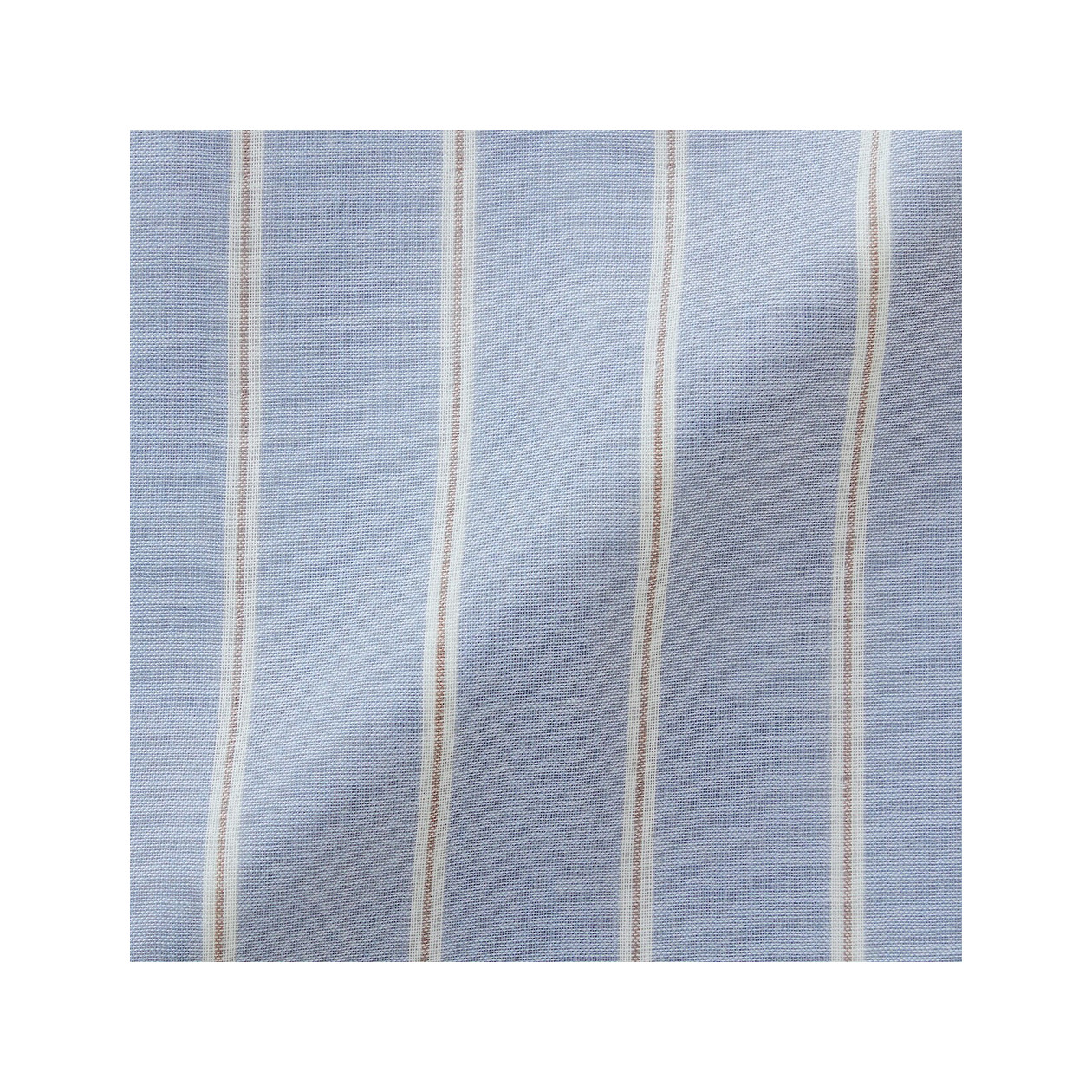 Piżama damska double gauze w paski błękitna