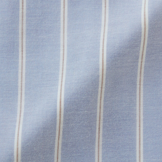 Piżama damska double gauze w paski błękitna