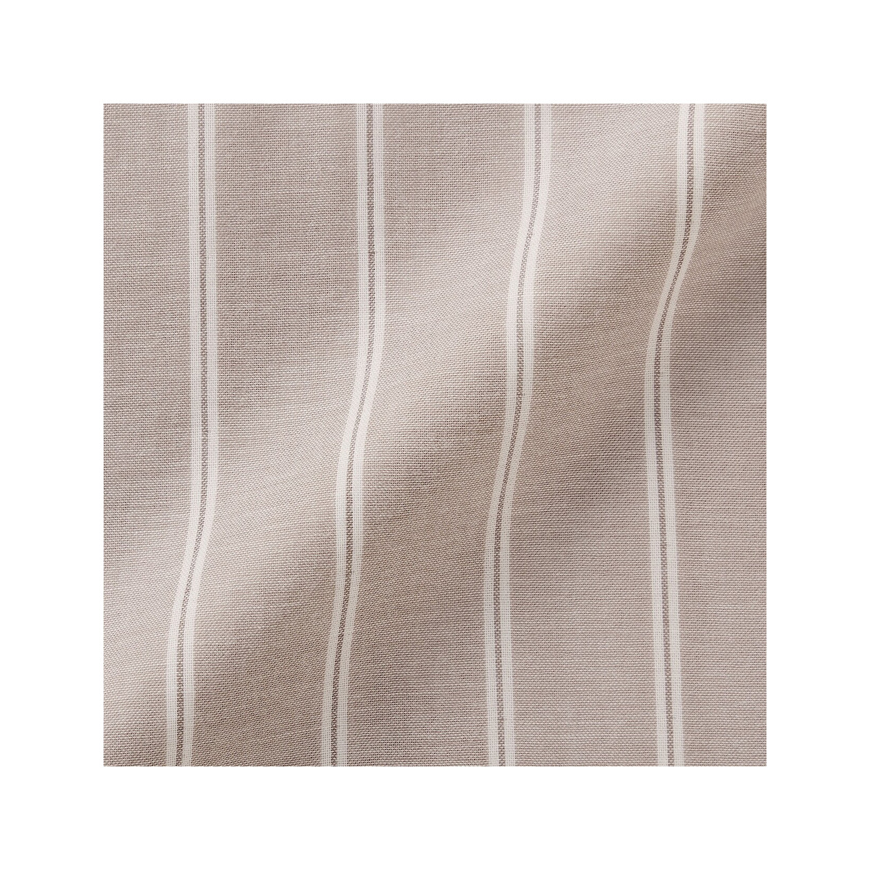 Piżama damska double gauze w paski brązowa