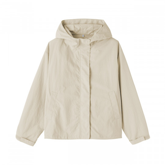 Kurtka wiatrówka kremowa