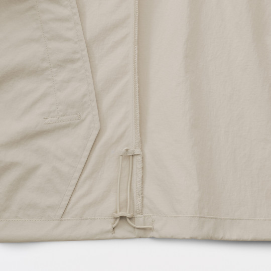 Kurtka wiatrówka kremowa