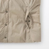 Lekka kamizelka puchowa bez kołnierza beżowa