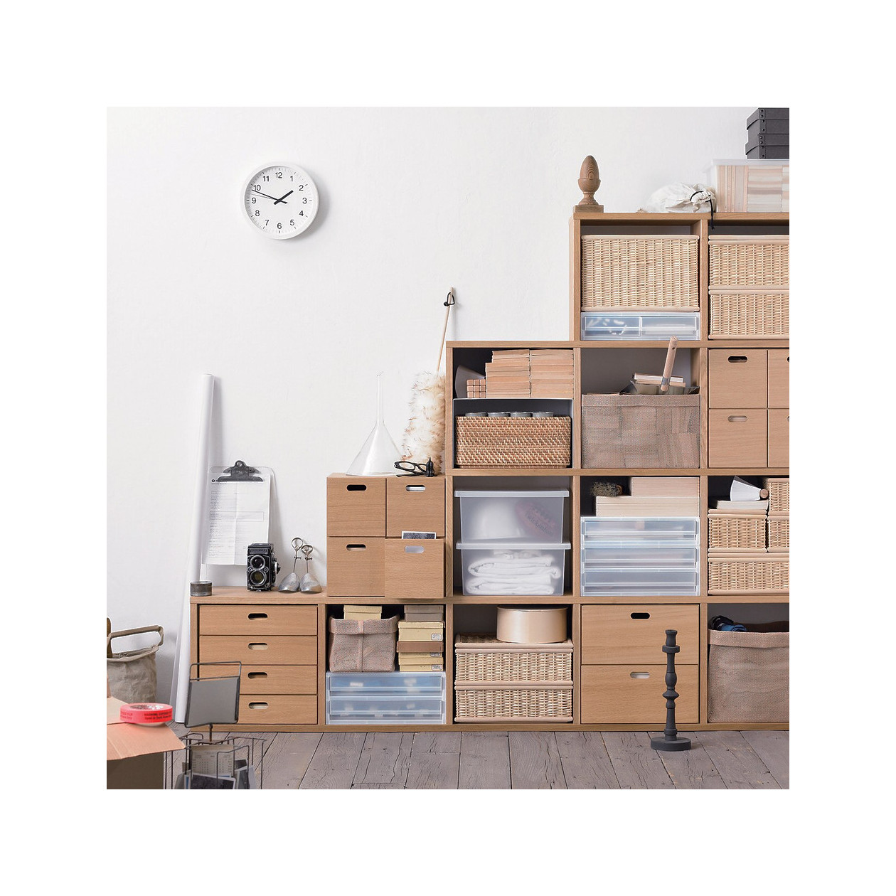 Szuflada PP szeroka dzielona 37x26x9cm