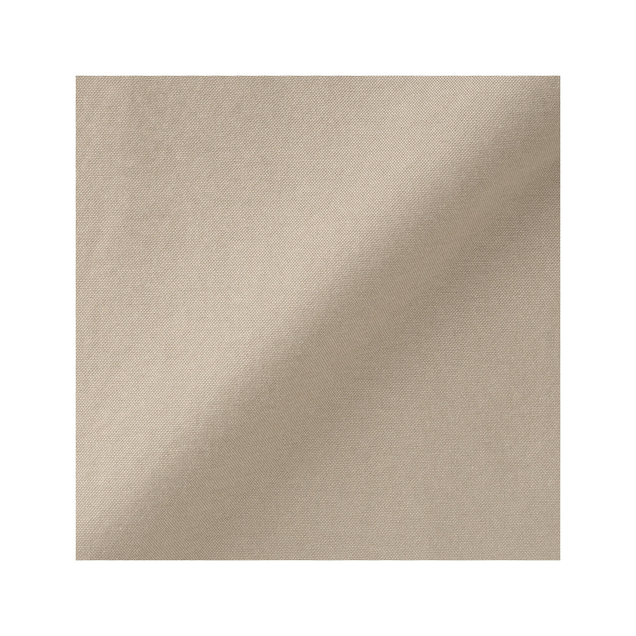 Koszula z bawełny oxford ze stójką beżowa