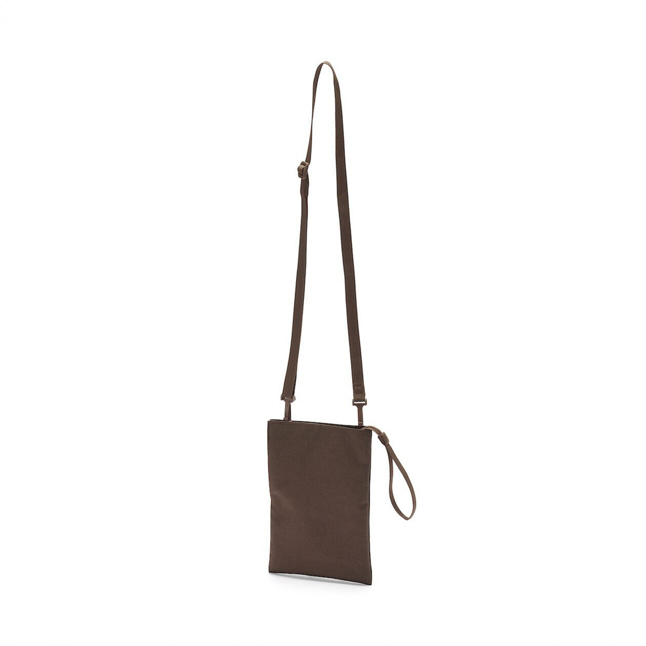 Saszetka cross body wodoodporna brązowa