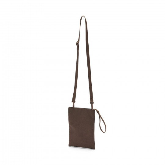 Saszetka cross body wodoodporna brązowa