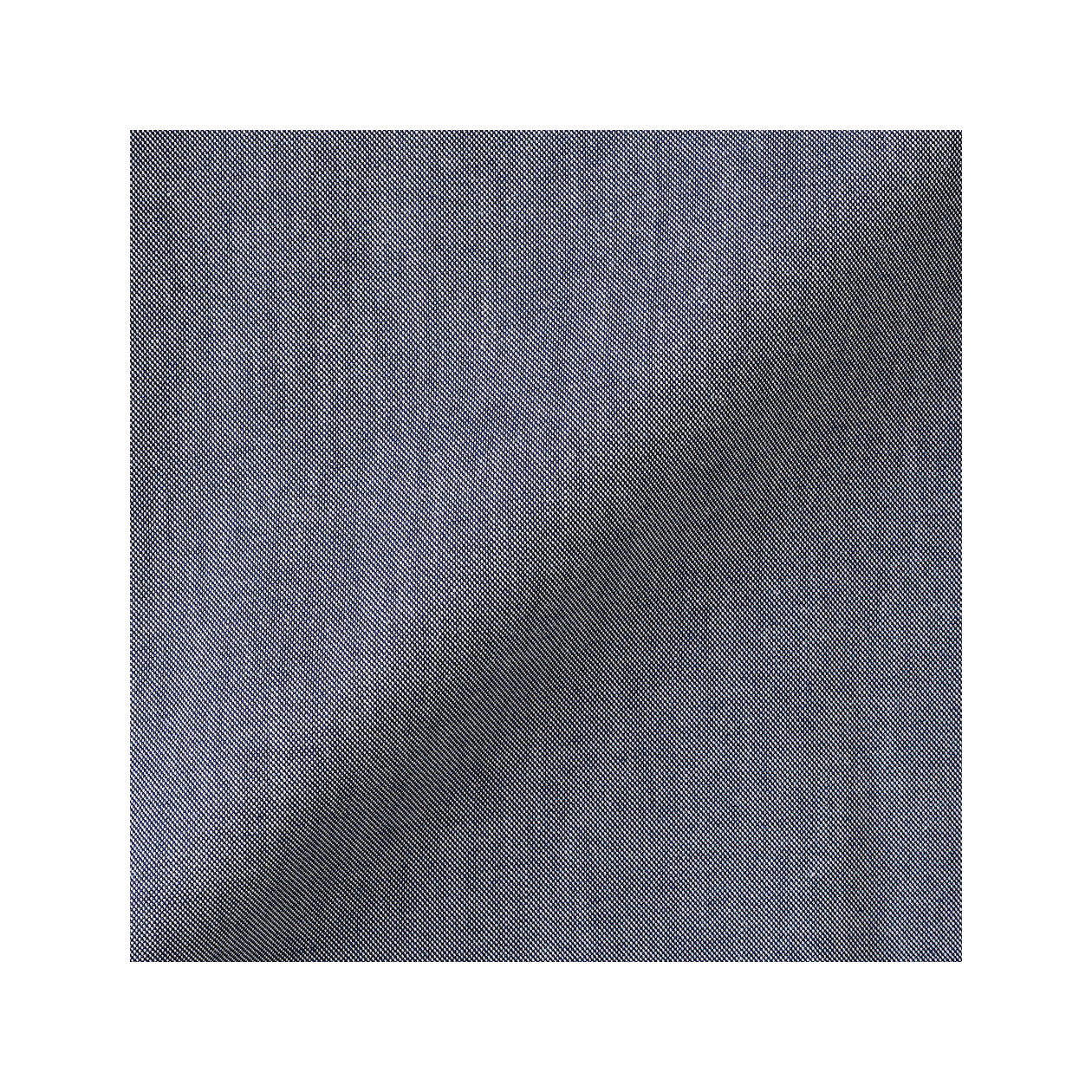 Koszula z bawełny oxford ze stójką granatowa