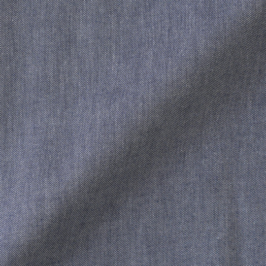 Koszula z bawełny oxford ze stójką granatowa