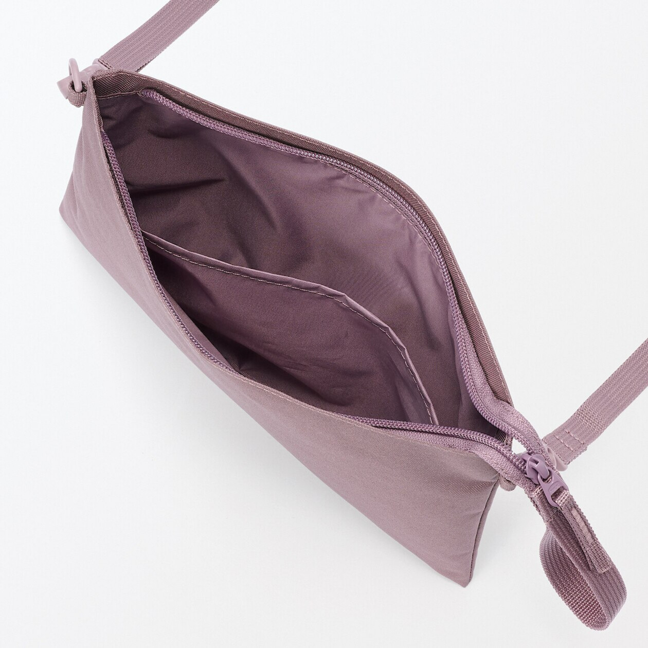 Torebka listonoszka mała lawendowa